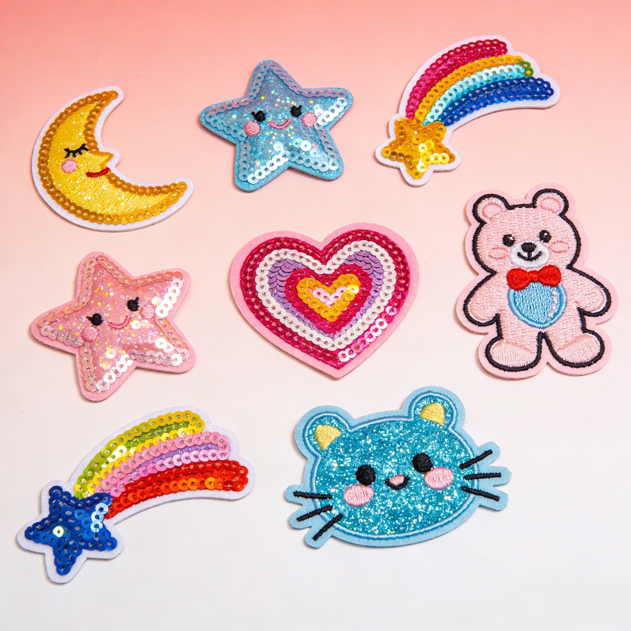 different sequin patches for choosing